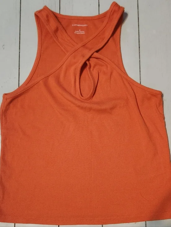 Anthropologie key hole halter top M - Picture 2 of 4